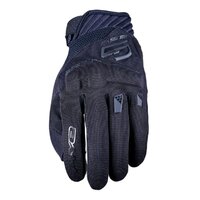 Five RS-3 Evo Short Motorcycle Gloves Black
