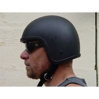 BGA Grid Skull Cap Novelty Helmet Matt Black