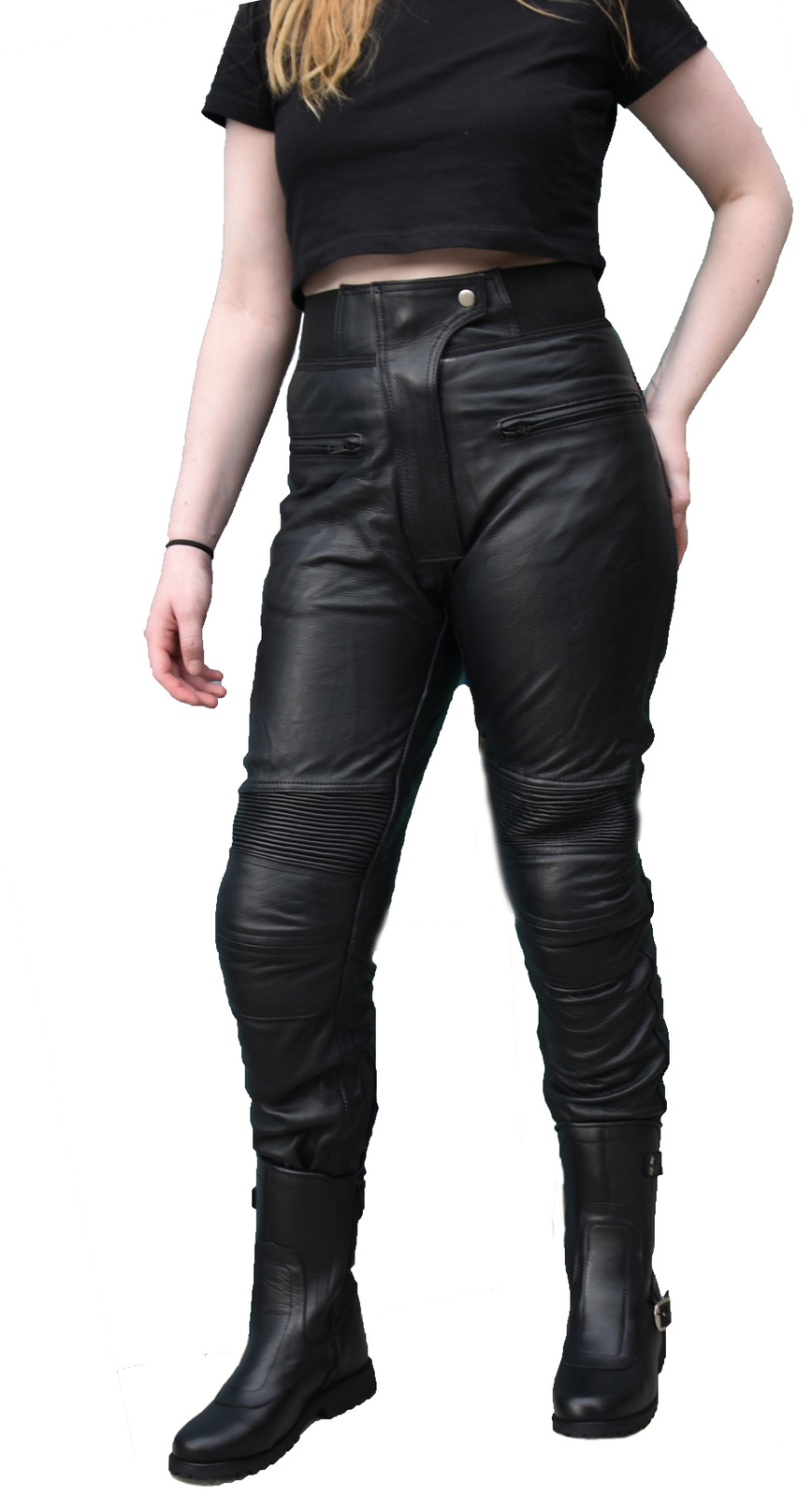 Richa Laura Ladies Leather Motorcycle Trousers  FREE UK DELIVERY  RETURNS   JTS Biker Clothing