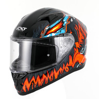 RXT Street 2 Revenge Motorcycle Helmet Gloss Red Black