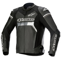 Alpinestars GP Plus R V4 Rideknit Leather Jacket Black White