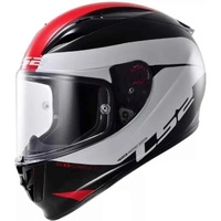 LS2 Arrow R Comet White Red Helmet XS / Youth XL Crazy Clearance Sale