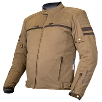 Motodry WP Clubman Evo Retro Motorcycle Jacket Brown