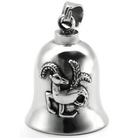 Capricorn Zodiac Motorcycle Guardian Bell New