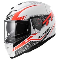 LS2 FF390 Breaker White Red Helmet XS / Youth XL Crazy Clearance Sale