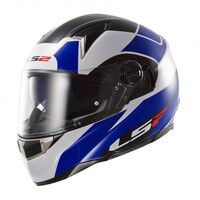 LS2 FF396 Thunderbolt Blue White Helmet XS / Youth XL Crazy Clearance Sale