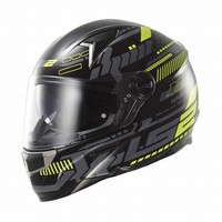 LS2 FF396 Tron Hi Vis Black Helmet XS / Youth XL Crazy Clearance Sale