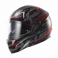 LS2 FF396 Tron Red Black Helmet XS / Youth XL Crazy Clearance Sale