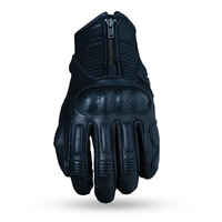 Five Women Kansas Leather Motorcycle Gloves Black