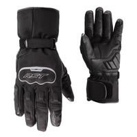 RST Axiom WP Motorcycle Leather Gloves Black