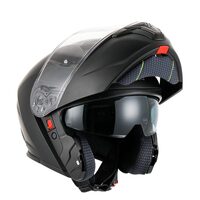 RXT 918 Modular Motorcycle Flip Helmet Matt Black