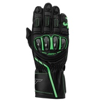 RST S-1 CE Sport Leather Motorbike Glove Black Grey Green