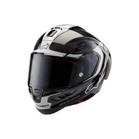 Alpinestars Supertech SR10 Carbon Silver Black Gloss 