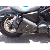 BGA Harley Sportster Motorcycle Swing Arm Bag Bottle Holder Right