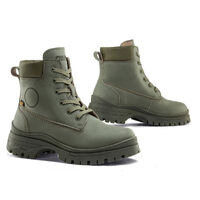 Ladies Falco Zarah Urban WP Motorcycle Boots Army Green