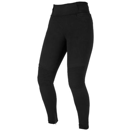 Bikers Gear Ladies Kevlar Lined Ribbed Comfort Stretch Motorcycle Legging